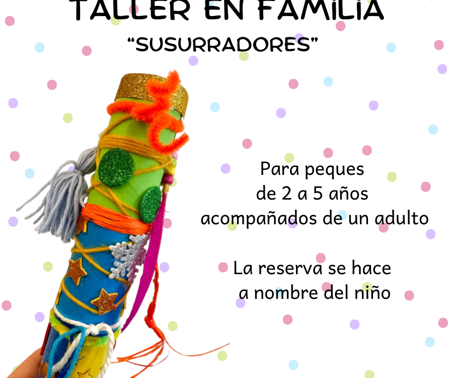 Cartel con información del taller