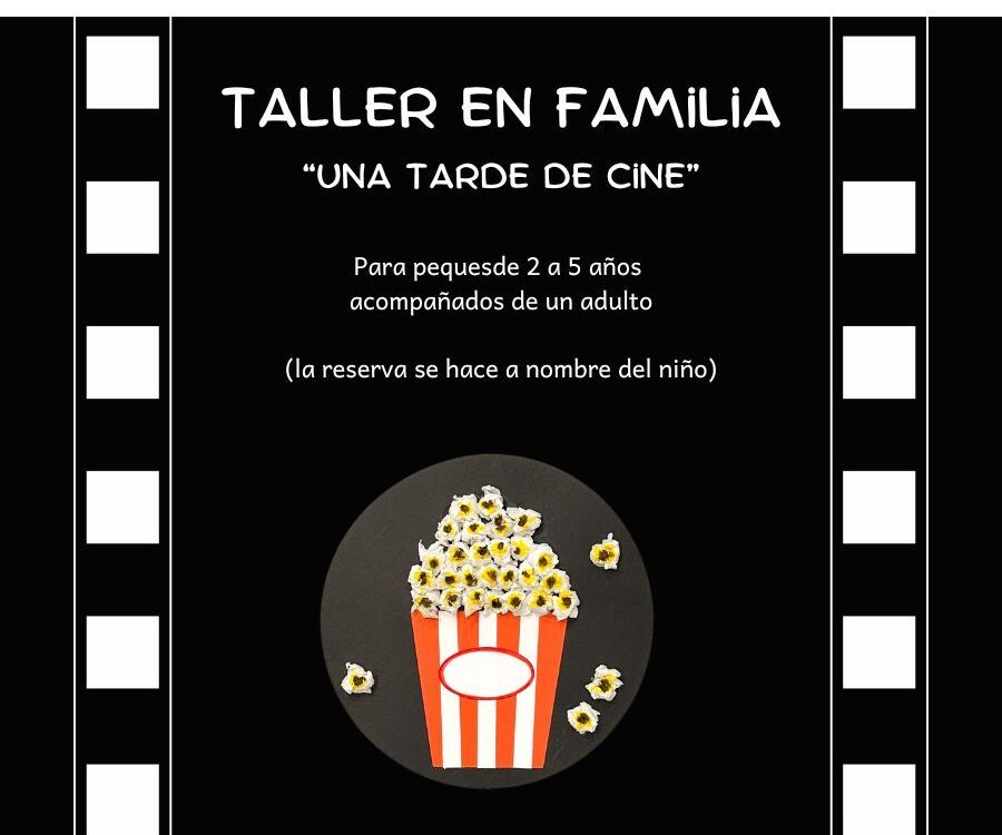 Cartel con información del taller.