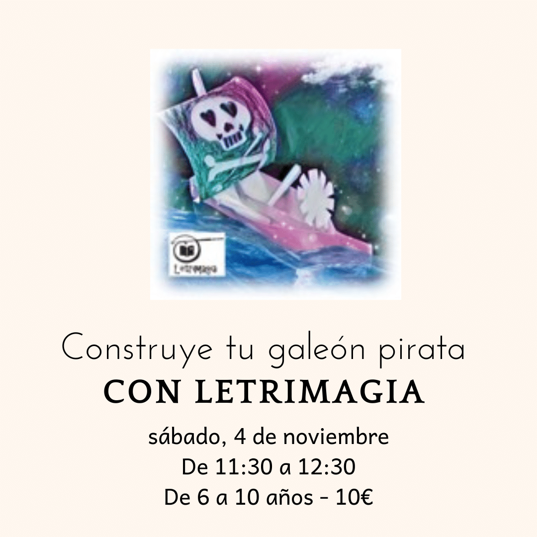 Cartel con información del día y hora del taller