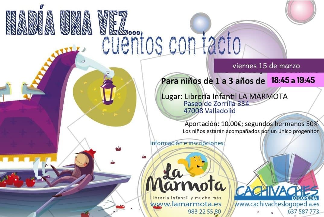 Cartel con información del día y hora del taller