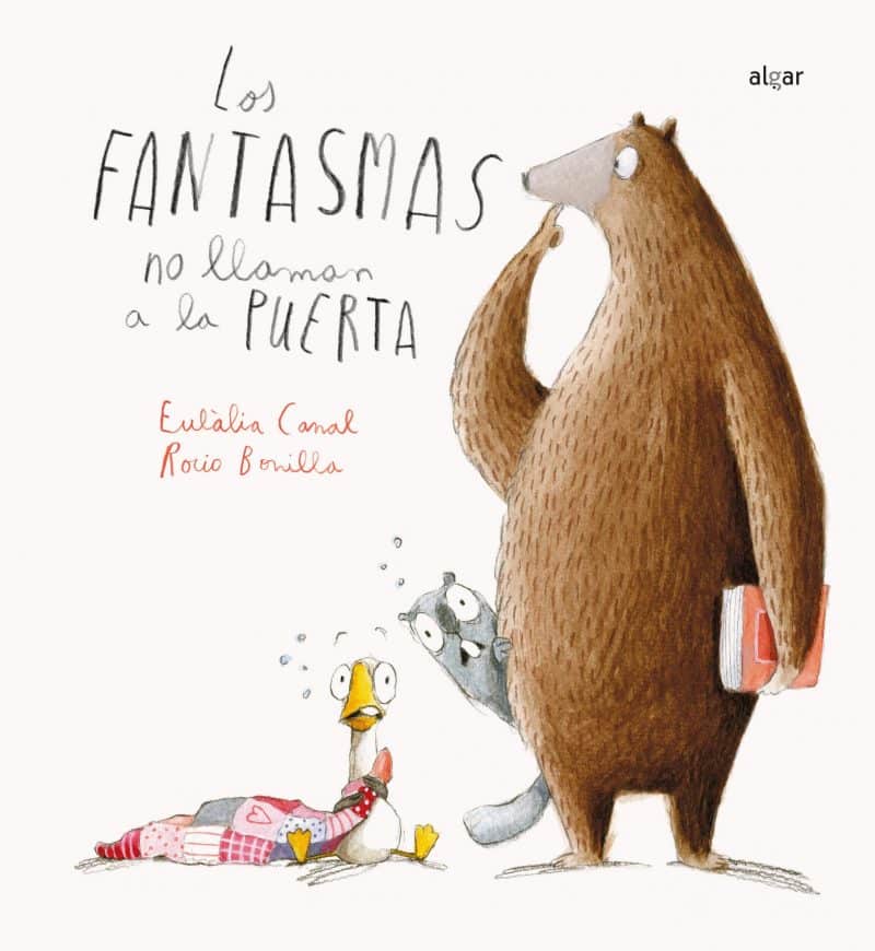 Portada del libro en el que aparecen dibujados Oso y sus amigos Pato y Marmota