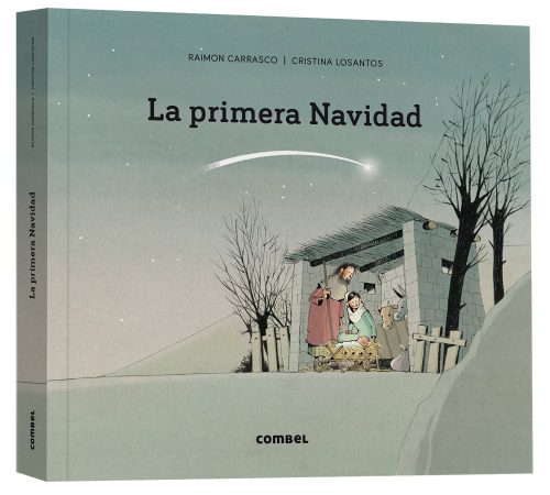 Libros y cuentos ambientados en la Navidad. Portada del cuento en la que aparece ilustrado el portal de Belén